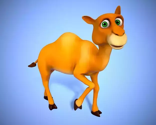 cartoon camel