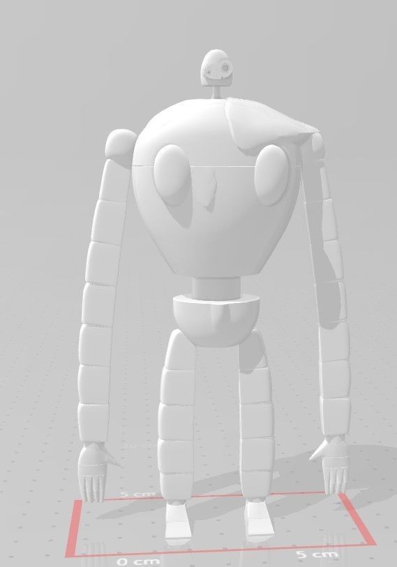 Castle in the sky robot 3D Model 3D model_6