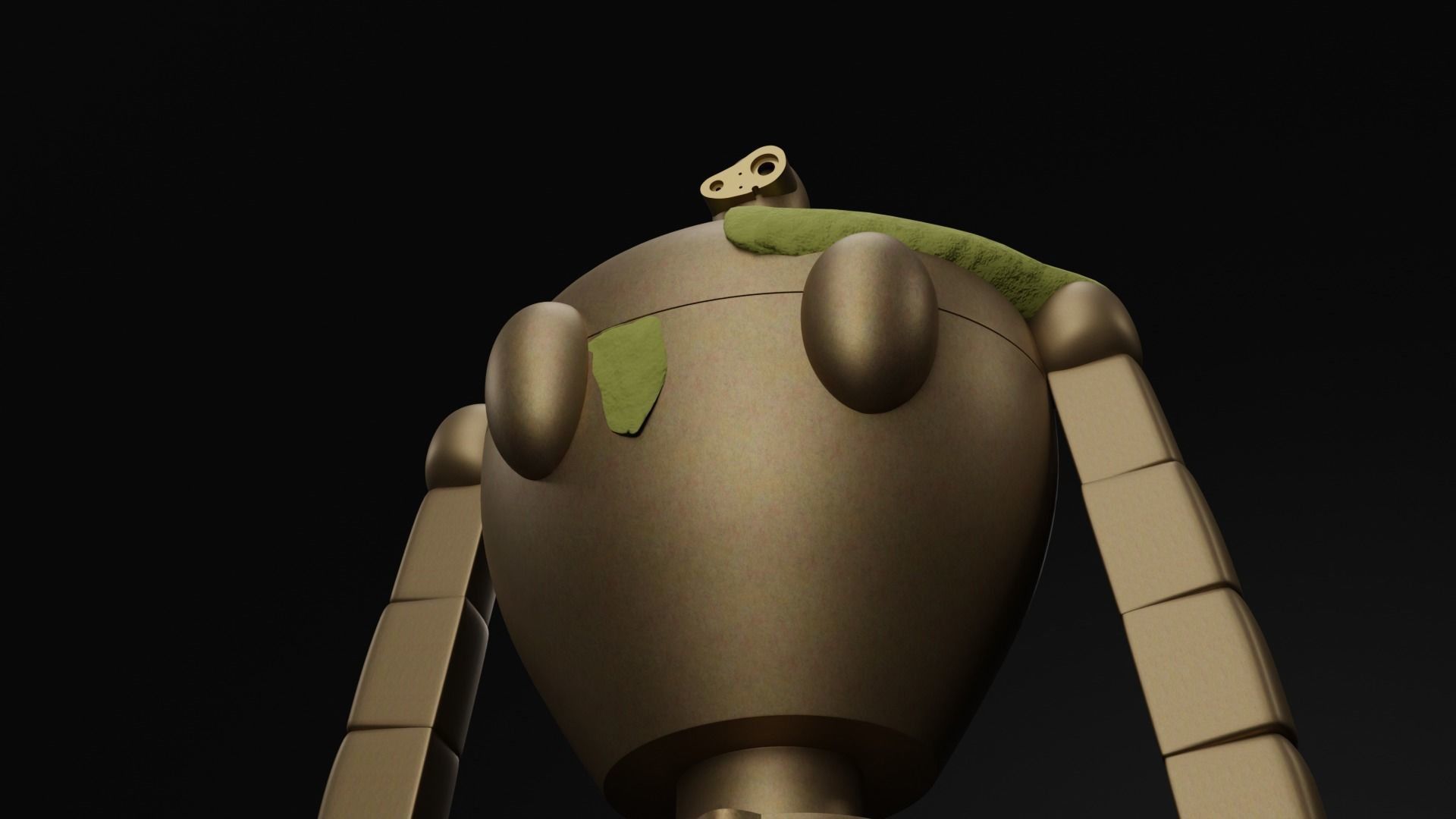 Castle in the sky robot 3D Model 3D model_5