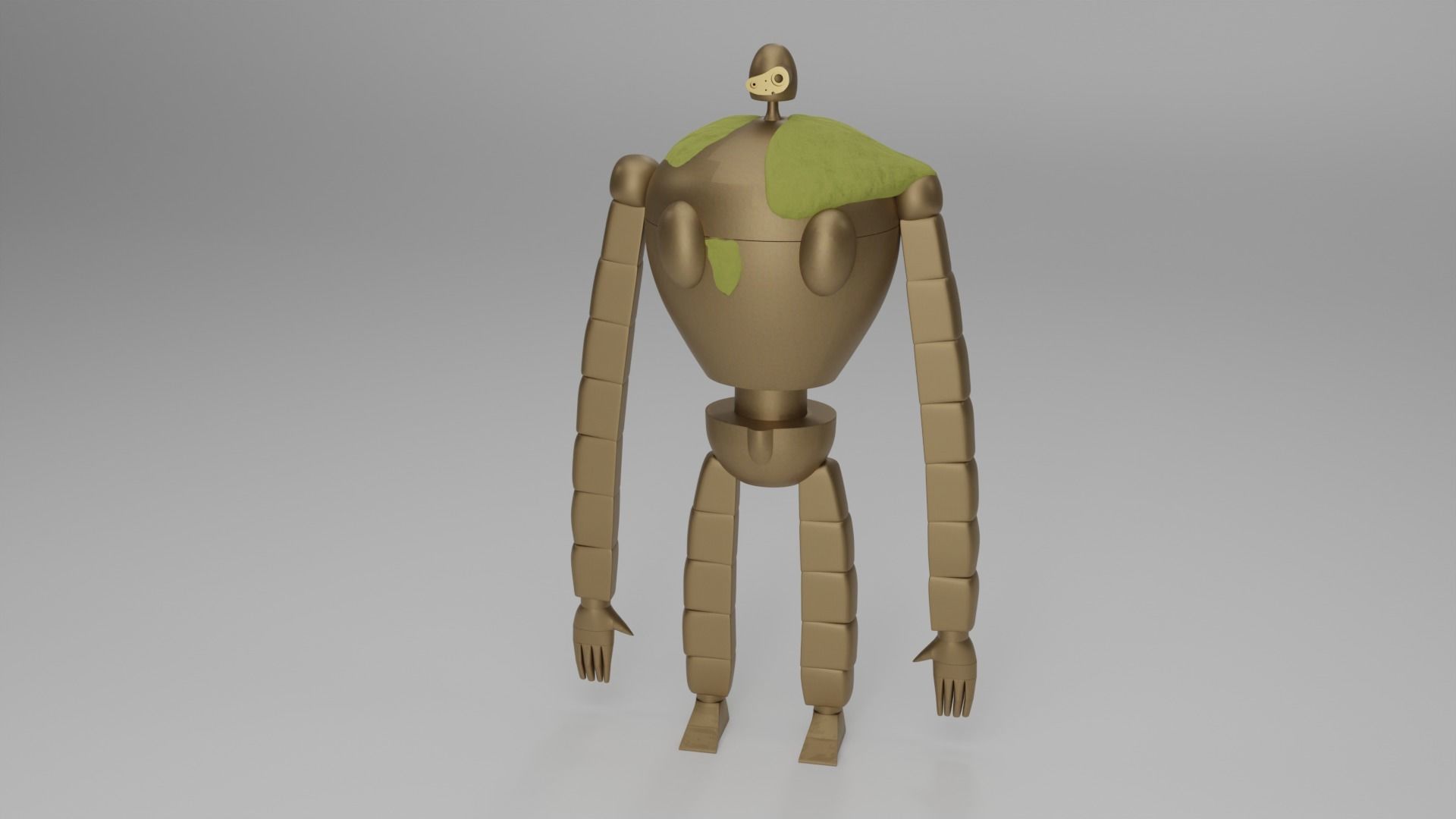 Castle in the sky robot 3D Model 3D model_1