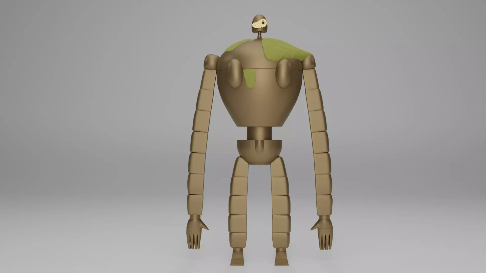 Castle in the sky robot 3D Model 3D model_0