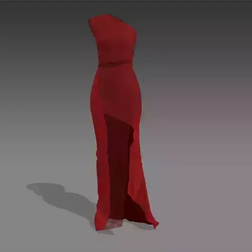 DRESS Bordeaux coloured ASYMETRIC VUAL LACE DETAIL ONE SHOULDER 