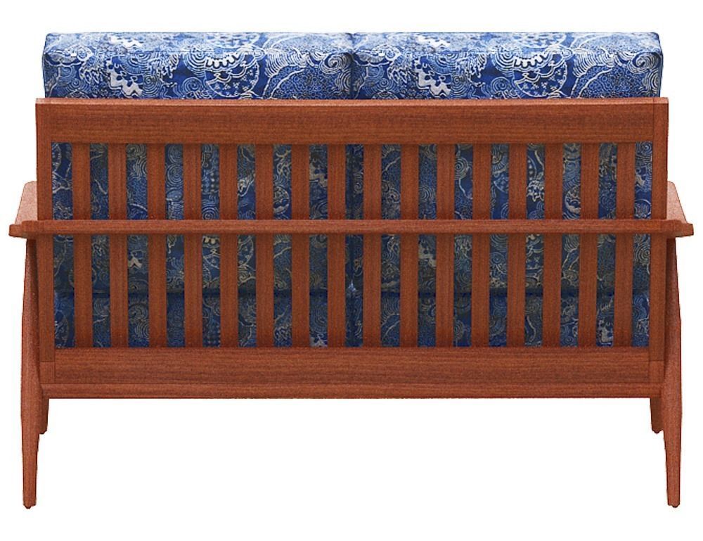 Sofa 2 seater Low-poly 3D model_5