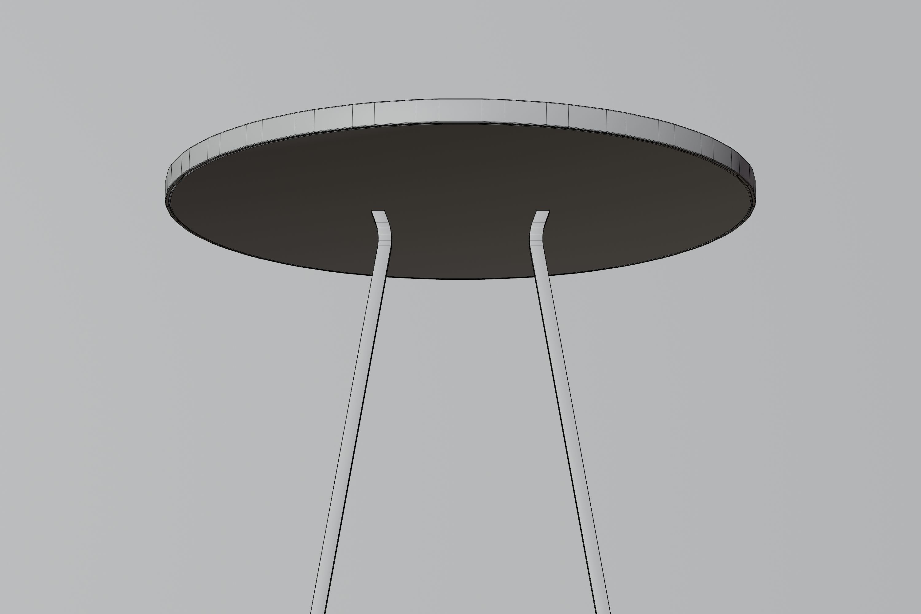 Free Modern Black Table Free low-poly 3D model_10