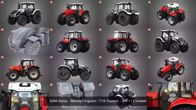 S394 Series - Massey Ferguson -7719 Tractors  - 2 in 1