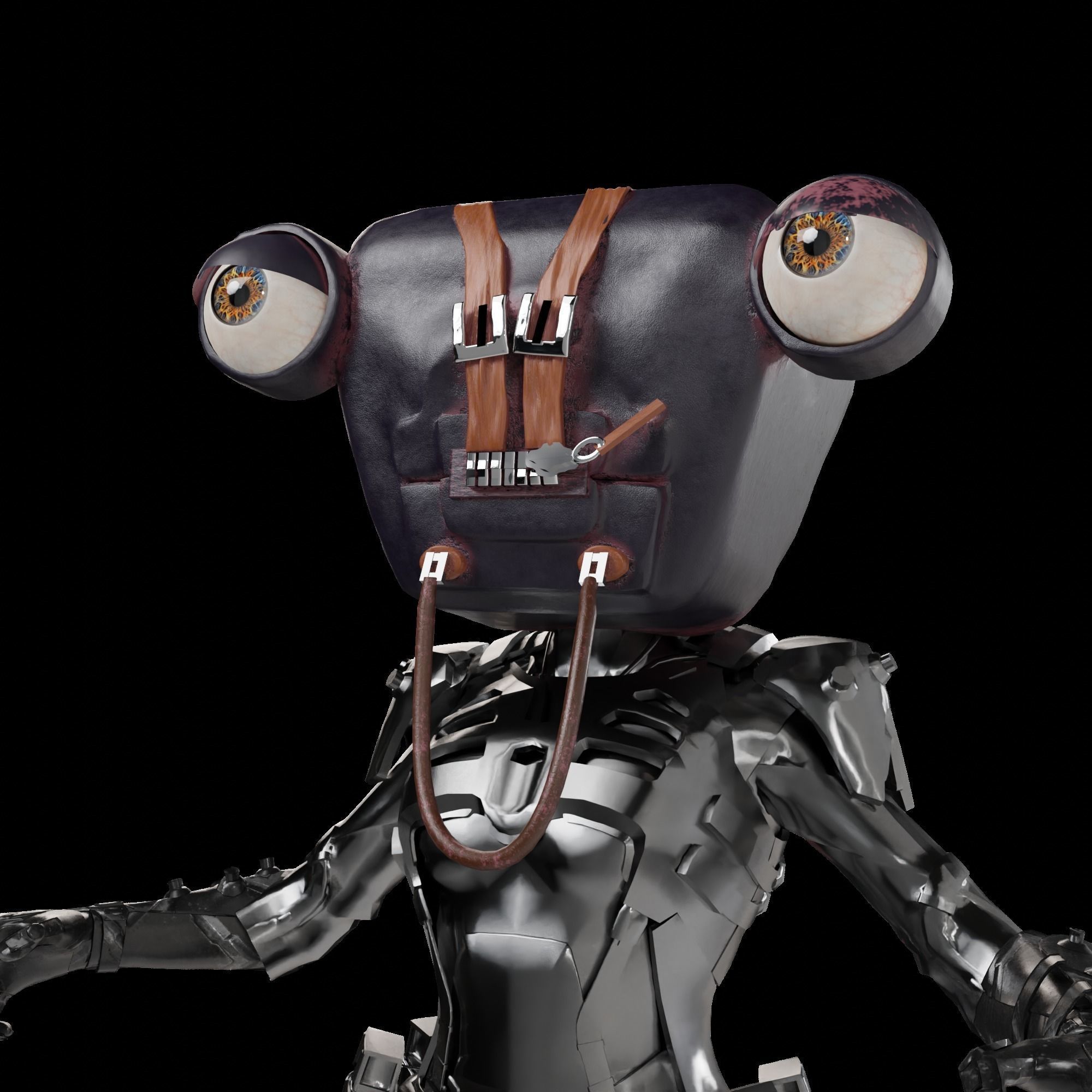 monster bag 3D model_1