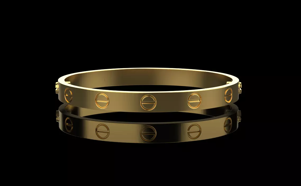 fashion bracelet 3D print model_0