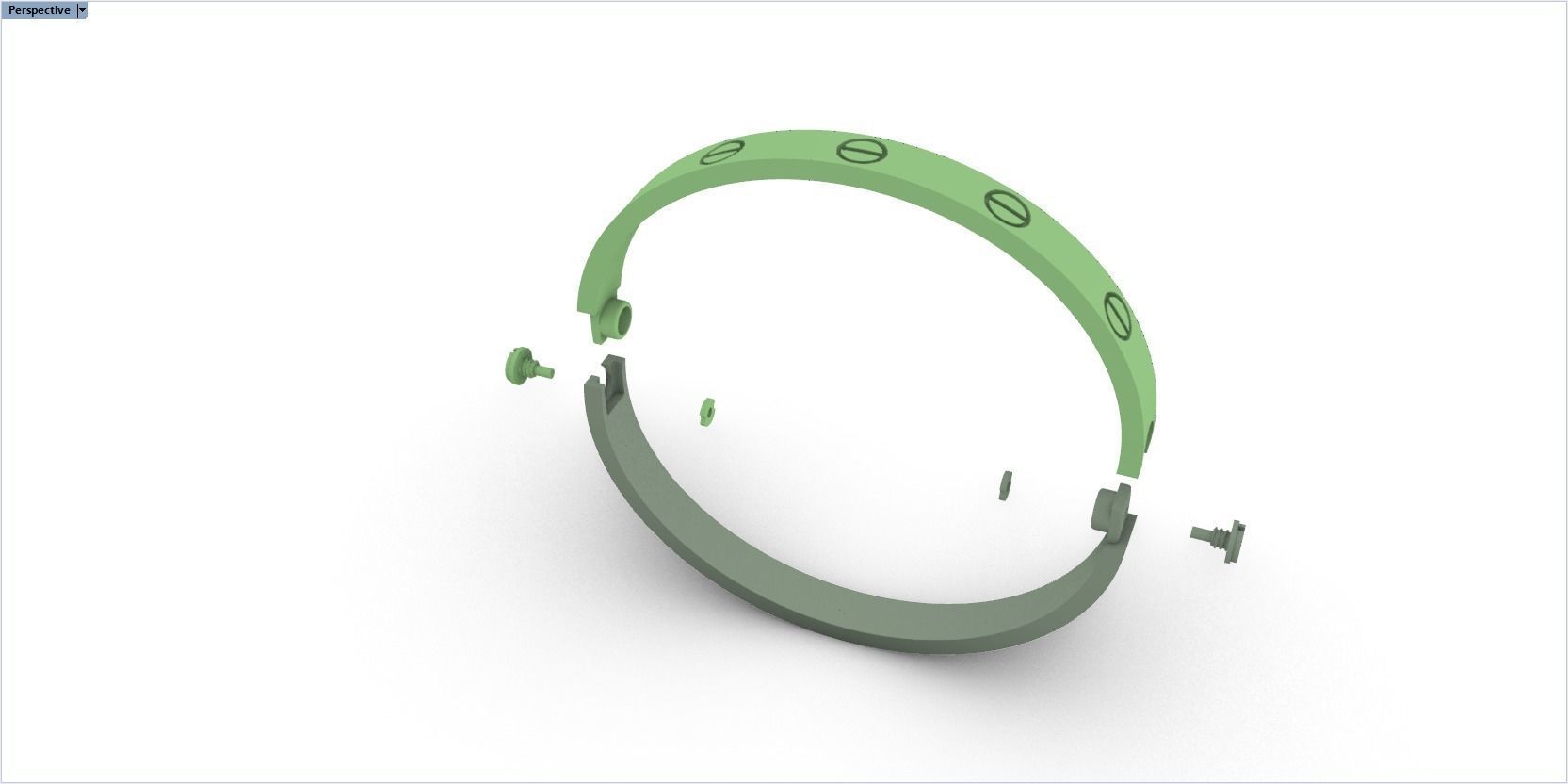 fashion bracelet 3D print model_18