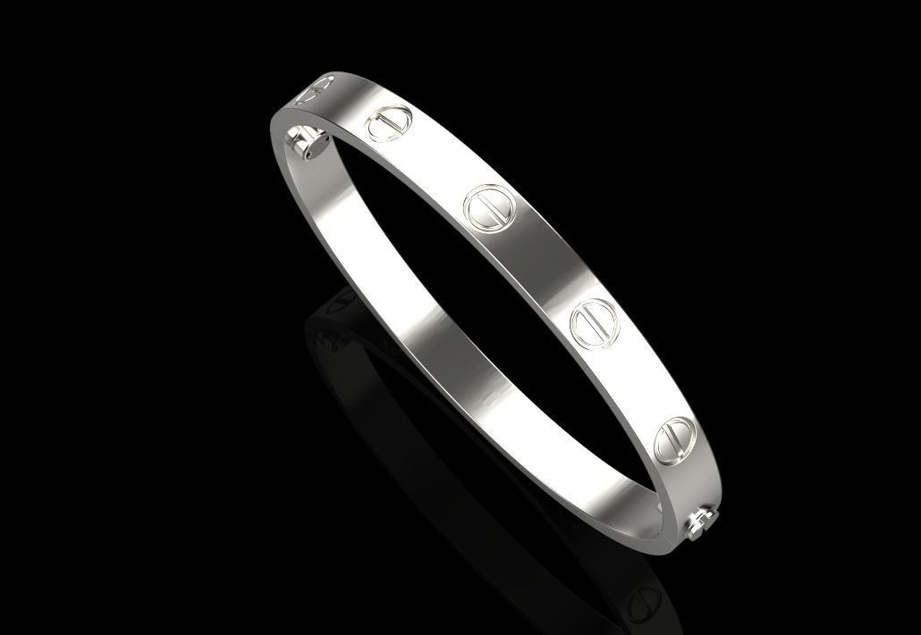 fashion bracelet 3D print model_11