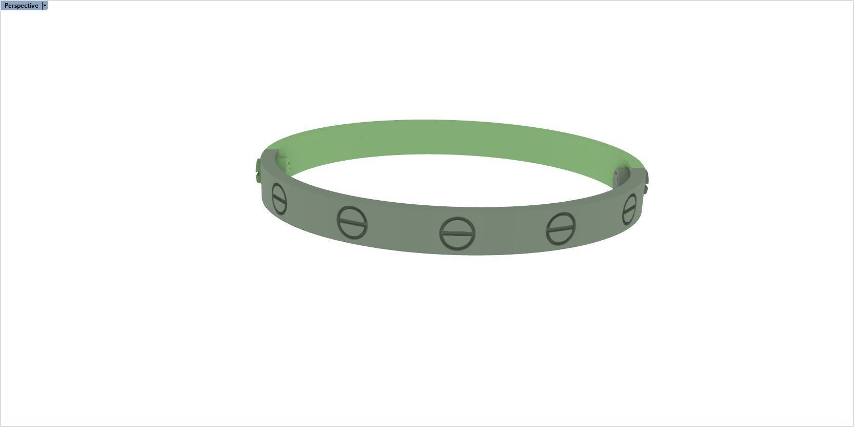 fashion bracelet 3D print model_29
