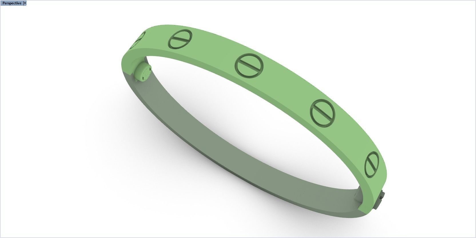 fashion bracelet 3D print model_26