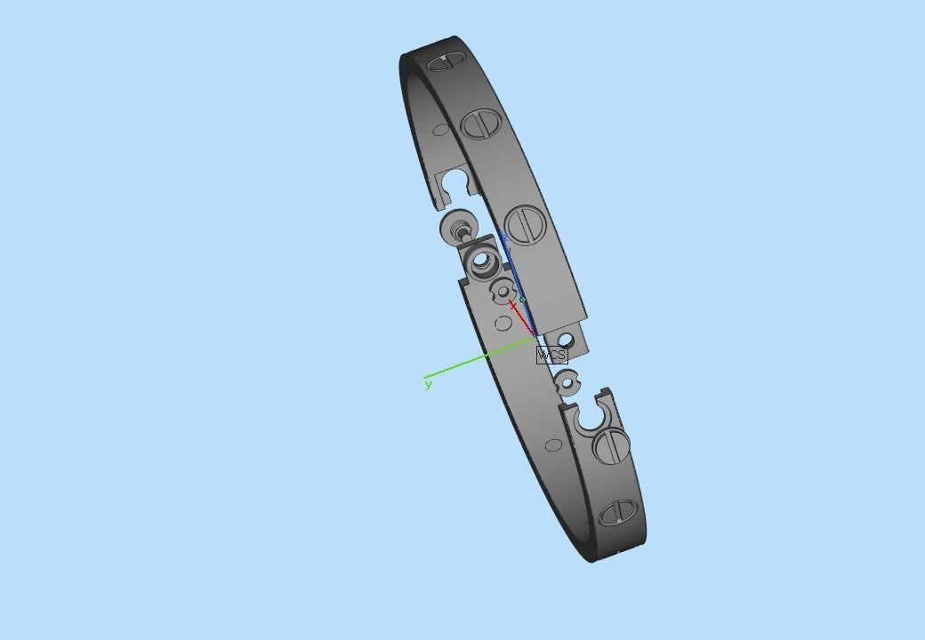 fashion bracelet 3D print model_40