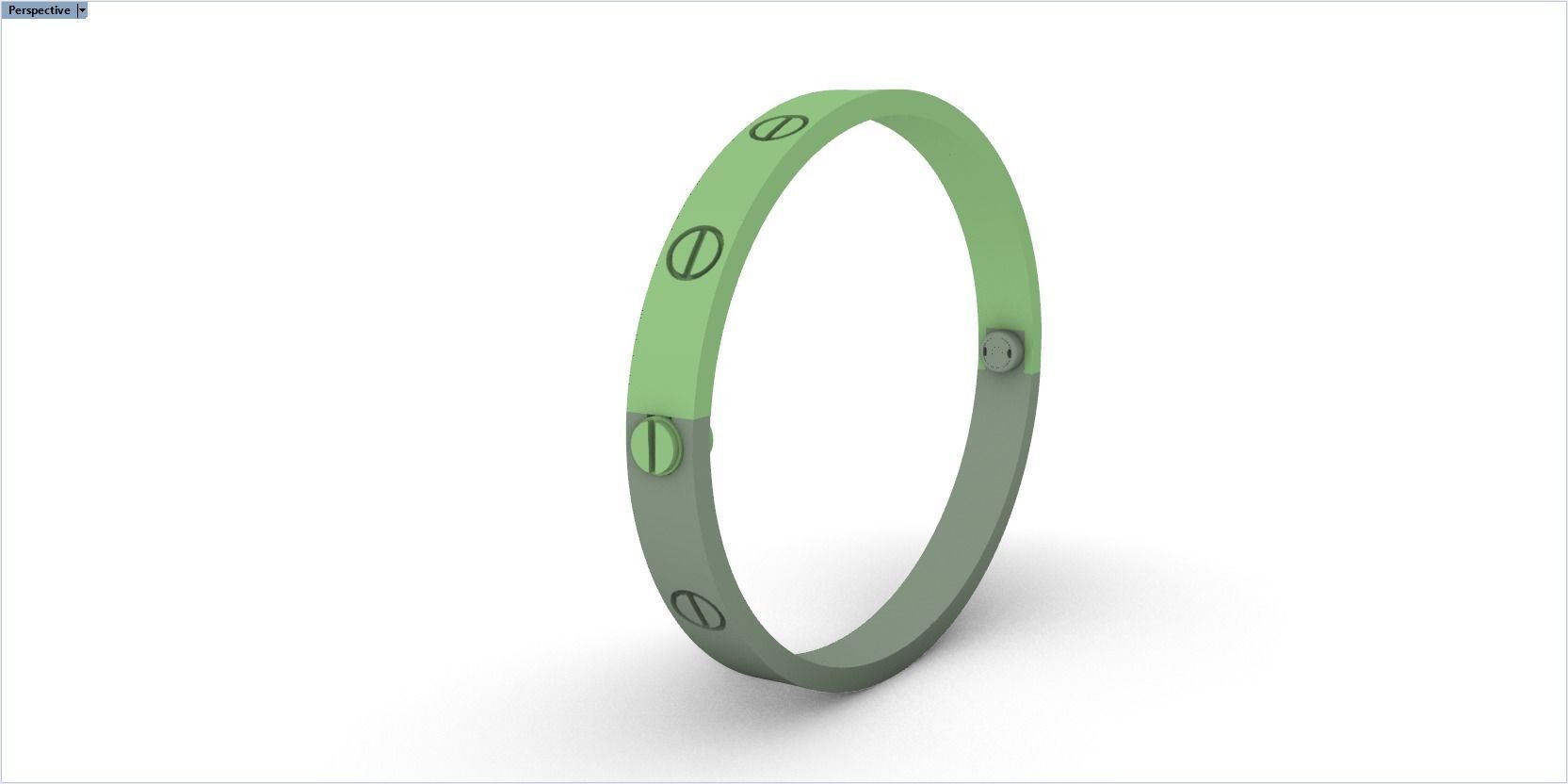 fashion bracelet 3D print model_27
