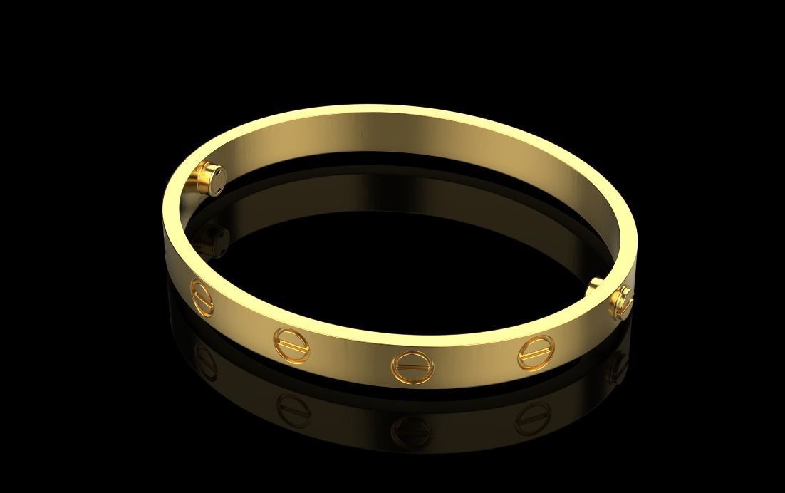 fashion bracelet 3D print model_5