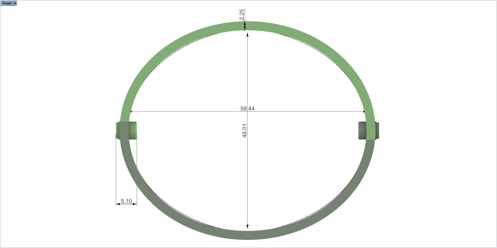 fashion bracelet 3D print model_3