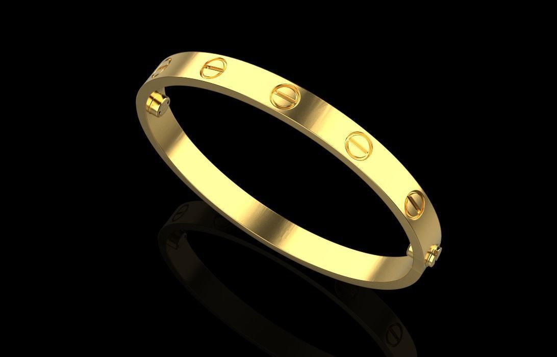 fashion bracelet 3D print model_8