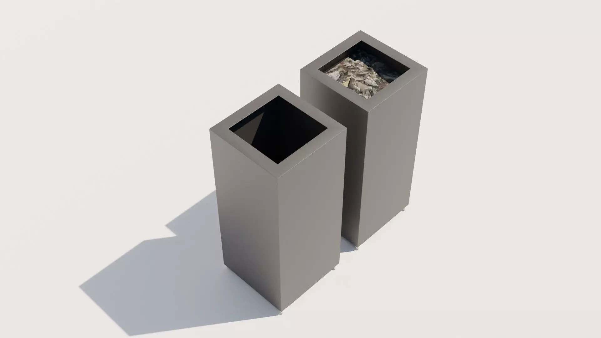 Trash garbage Free low-poly 3D model_0