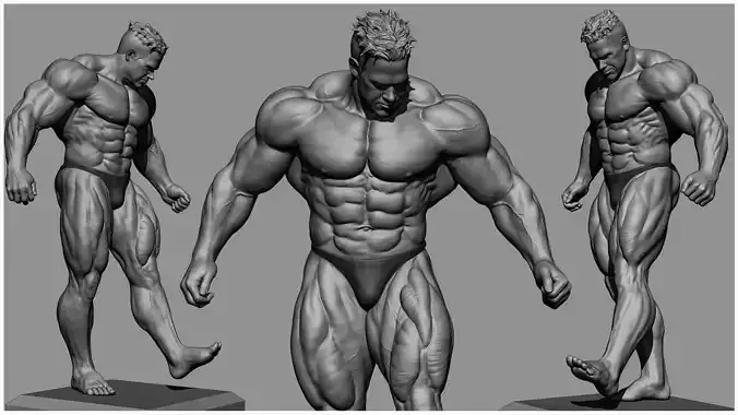 Jay Cutler bodybuilder 3D print model