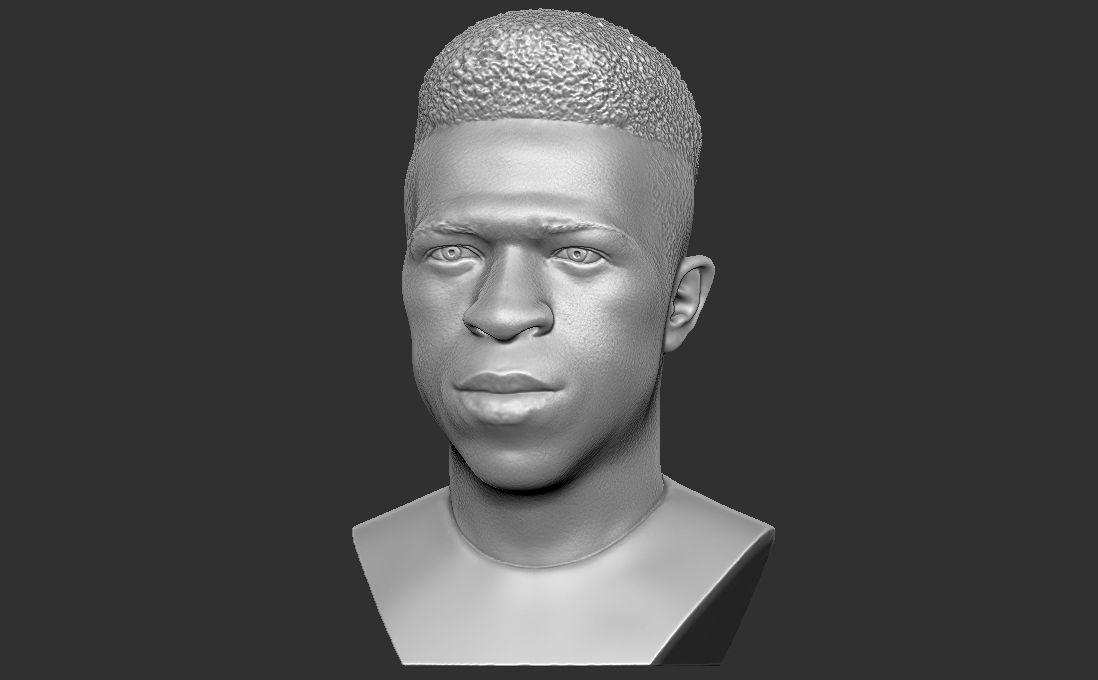 Vinicius Junior bust for 3D printing 3D print model_1