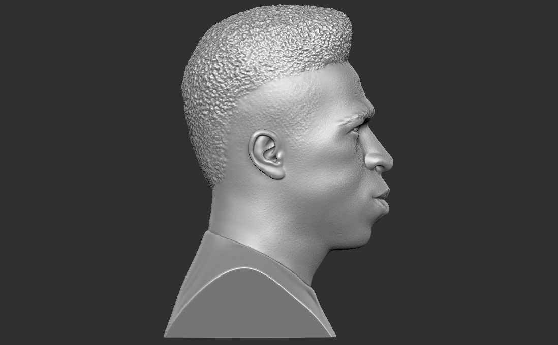 Vinicius Junior bust for 3D printing 3D print model_8