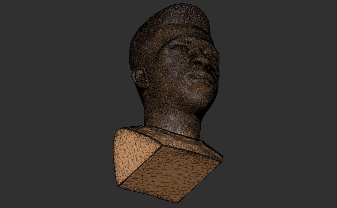 Vinicius Junior bust for 3D printing 3D print model_28