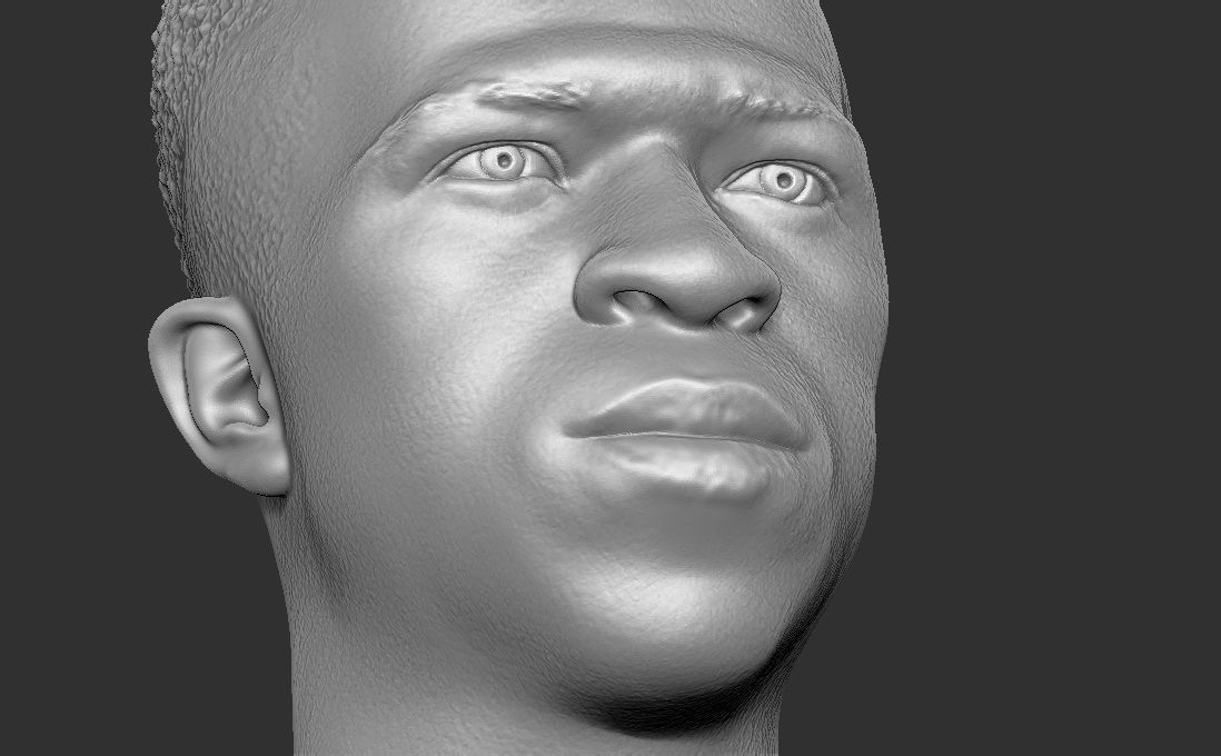 Vinicius Junior bust for 3D printing 3D print model_20
