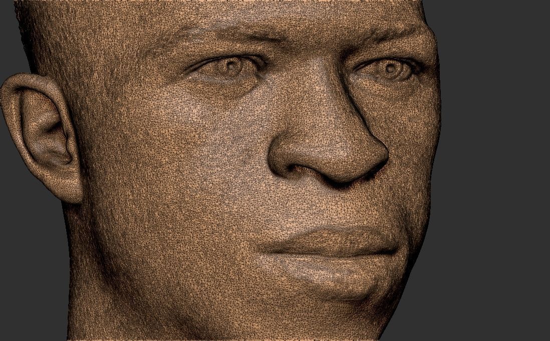 Vinicius Junior bust for 3D printing 3D print model_27