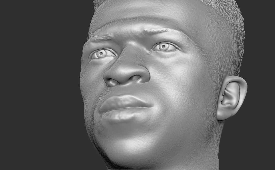 Vinicius Junior bust for 3D printing 3D print model_19