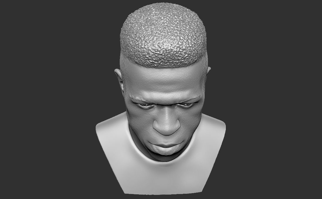 Vinicius Junior bust for 3D printing 3D print model_14