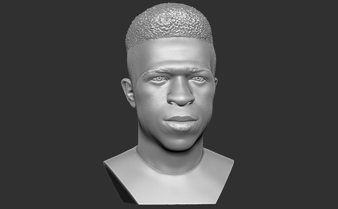 Vinicius Junior bust for 3D printing 3D print model_11