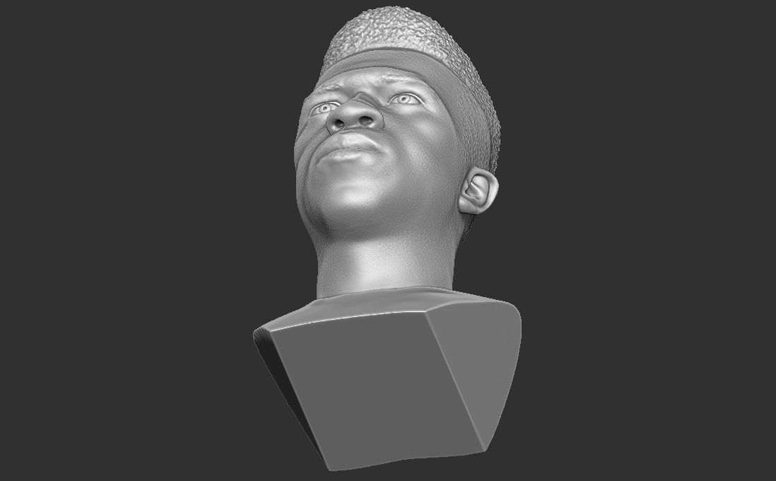 Vinicius Junior bust for 3D printing 3D print model_22