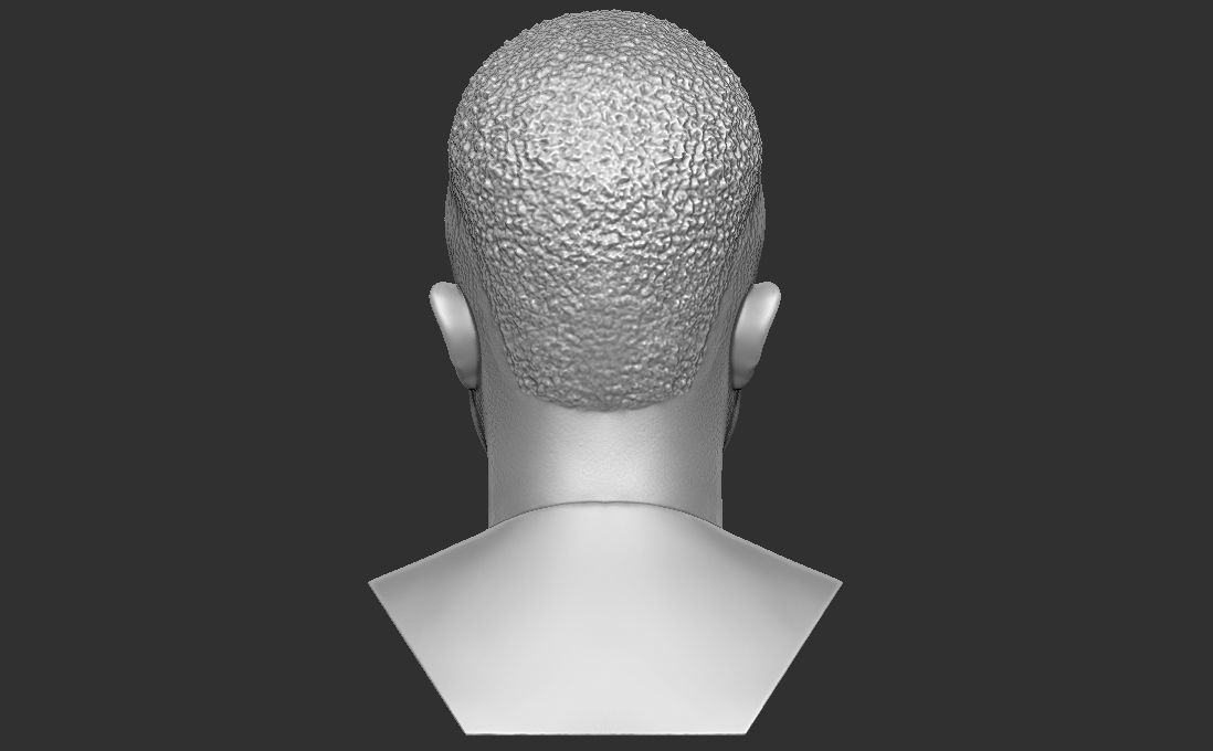 Vinicius Junior bust for 3D printing 3D print model_6