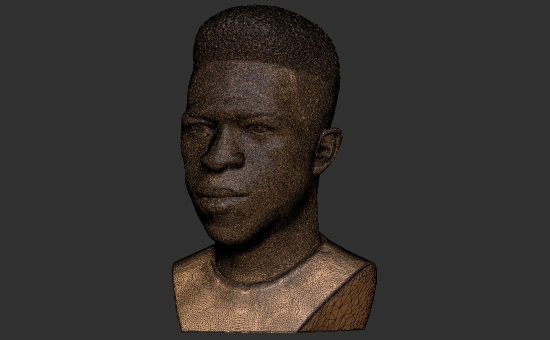 Vinicius Junior bust for 3D printing 3D print model_25