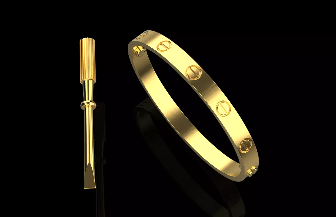 fashion bracelet 3D Model Collection_0