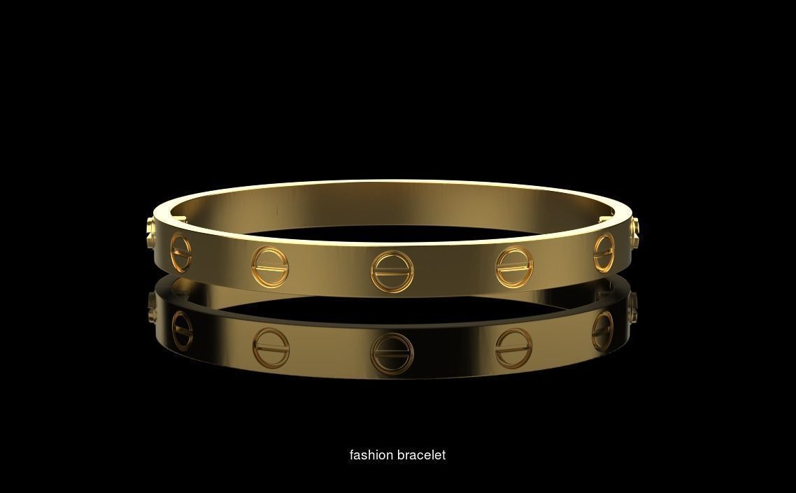fashion bracelet 3D Model Collection_1