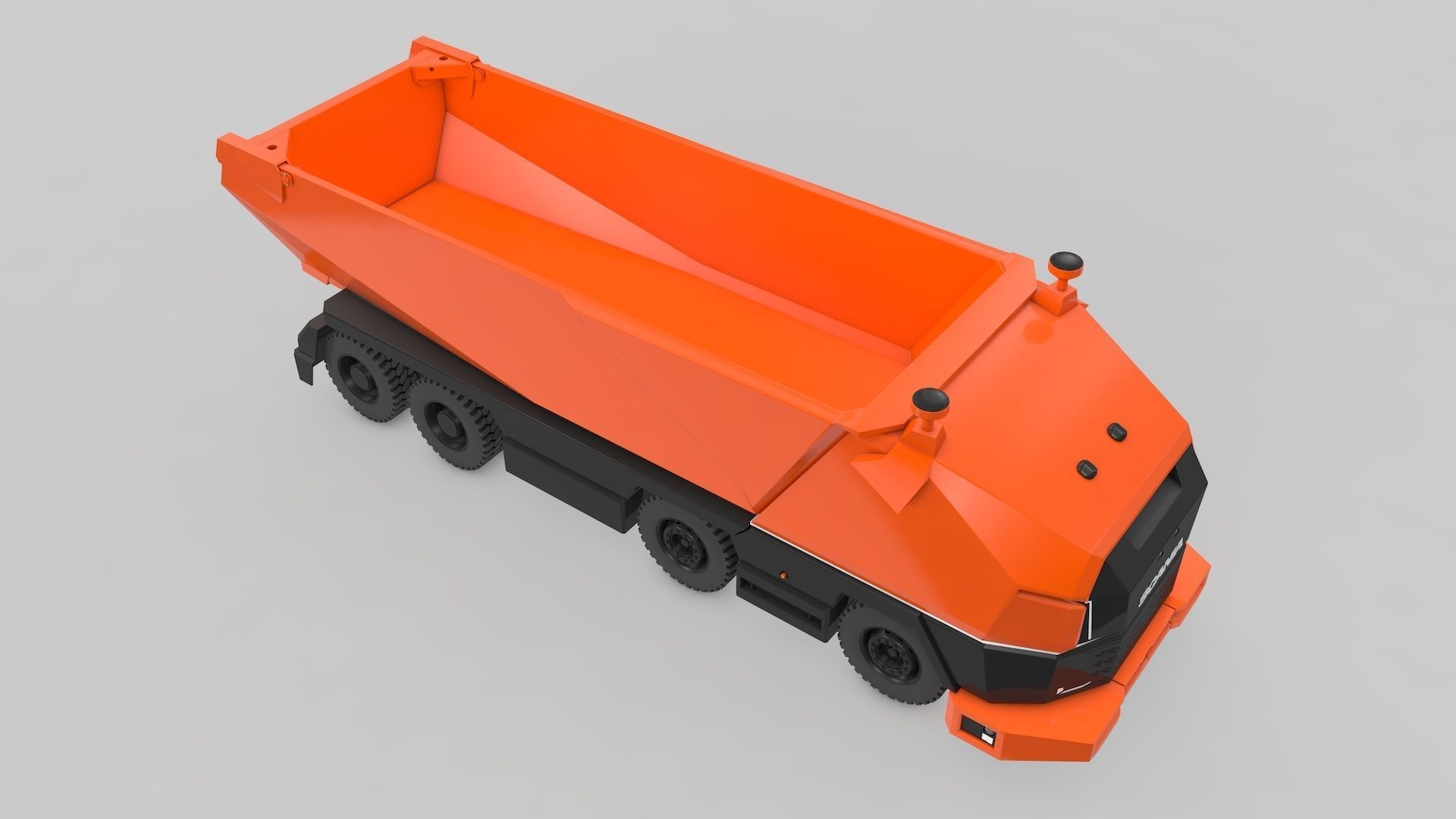 Autonomous Mining Truck 3D model_6