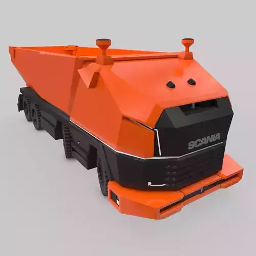 Autonomous Mining Truck 3D model