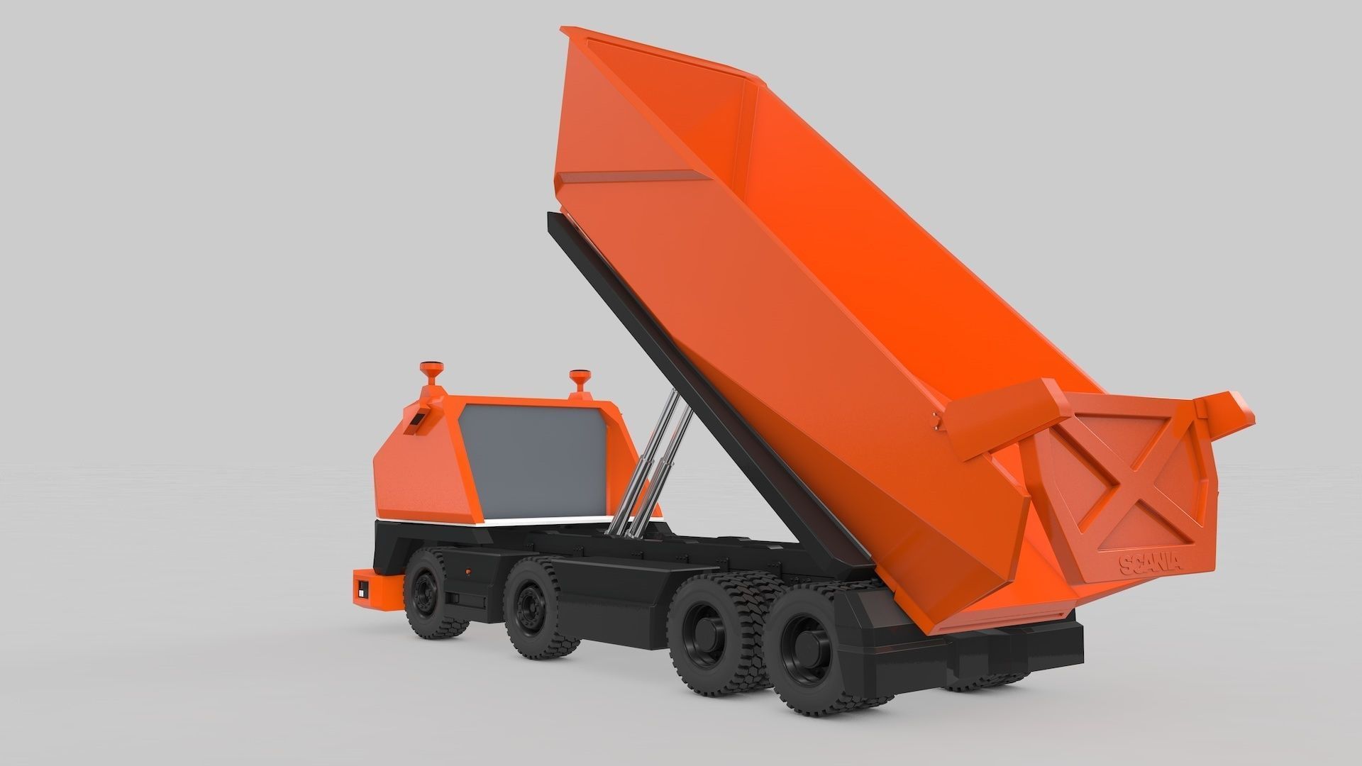 Autonomous Mining Truck 3D model_13