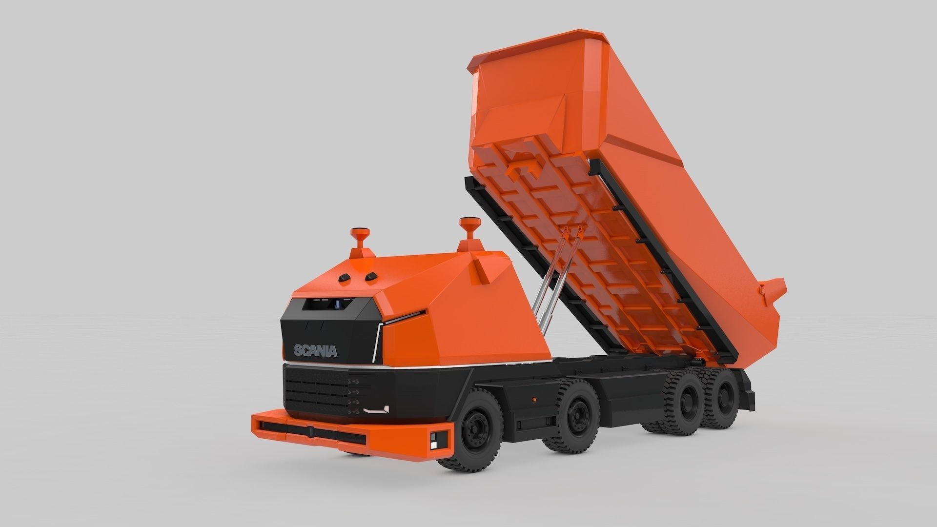 Autonomous Mining Truck 3D model_11