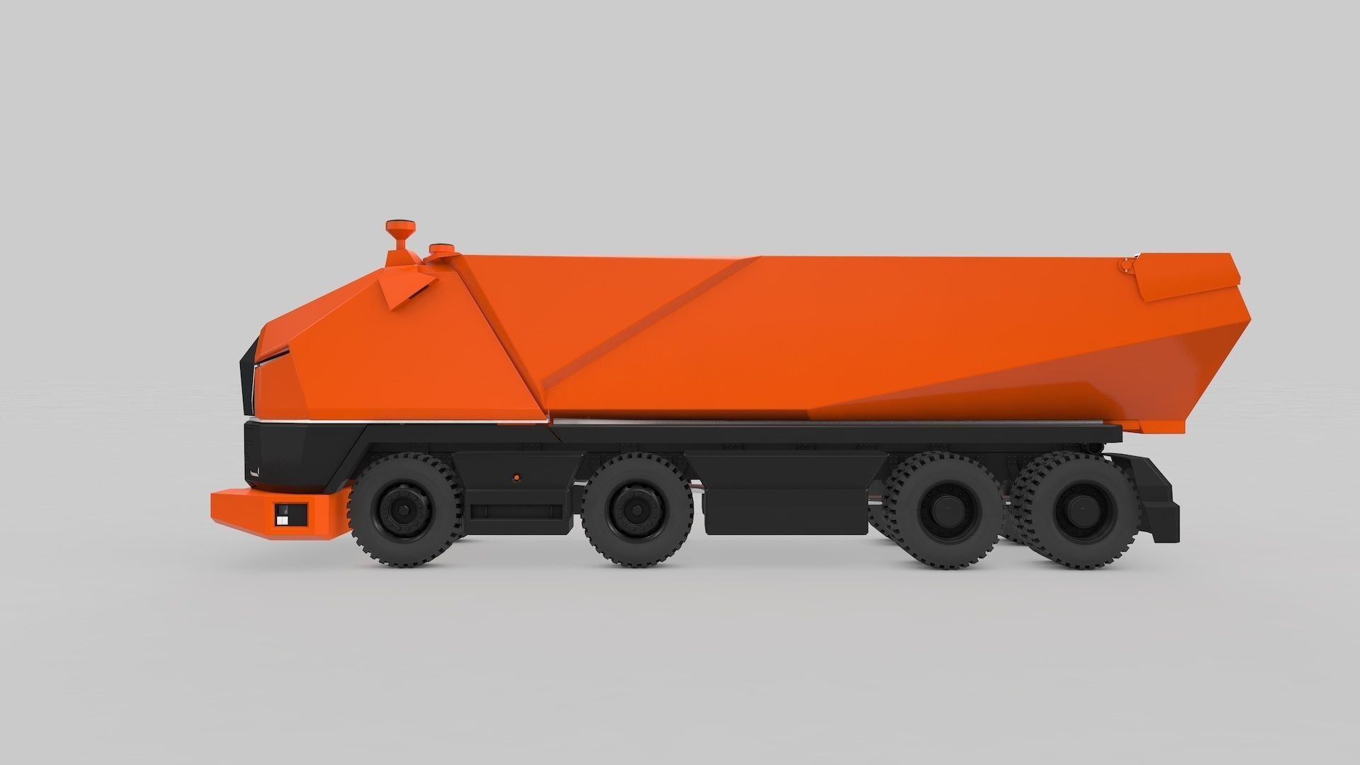Autonomous Mining Truck 3D model_2