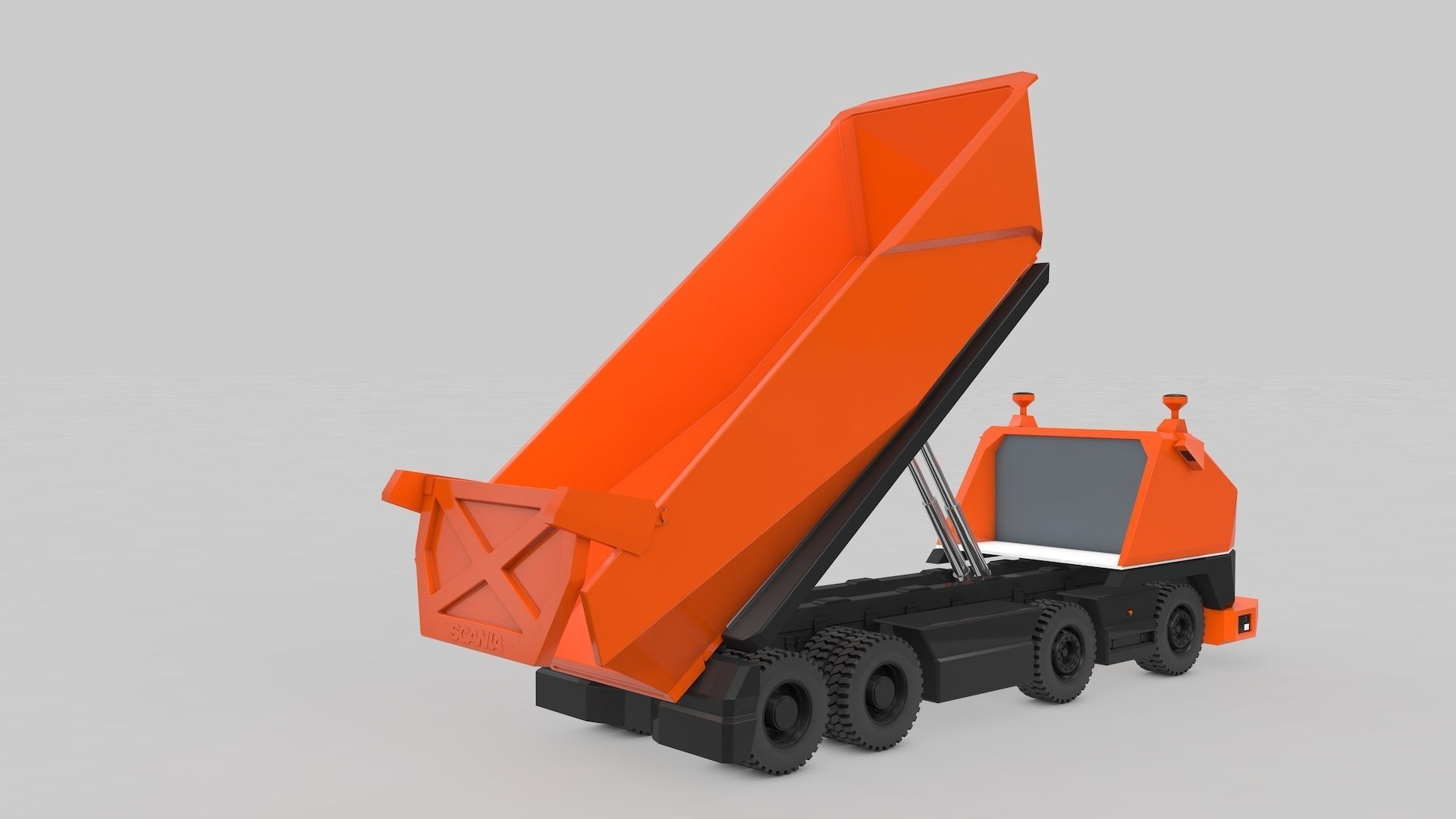 Autonomous Mining Truck 3D model_14
