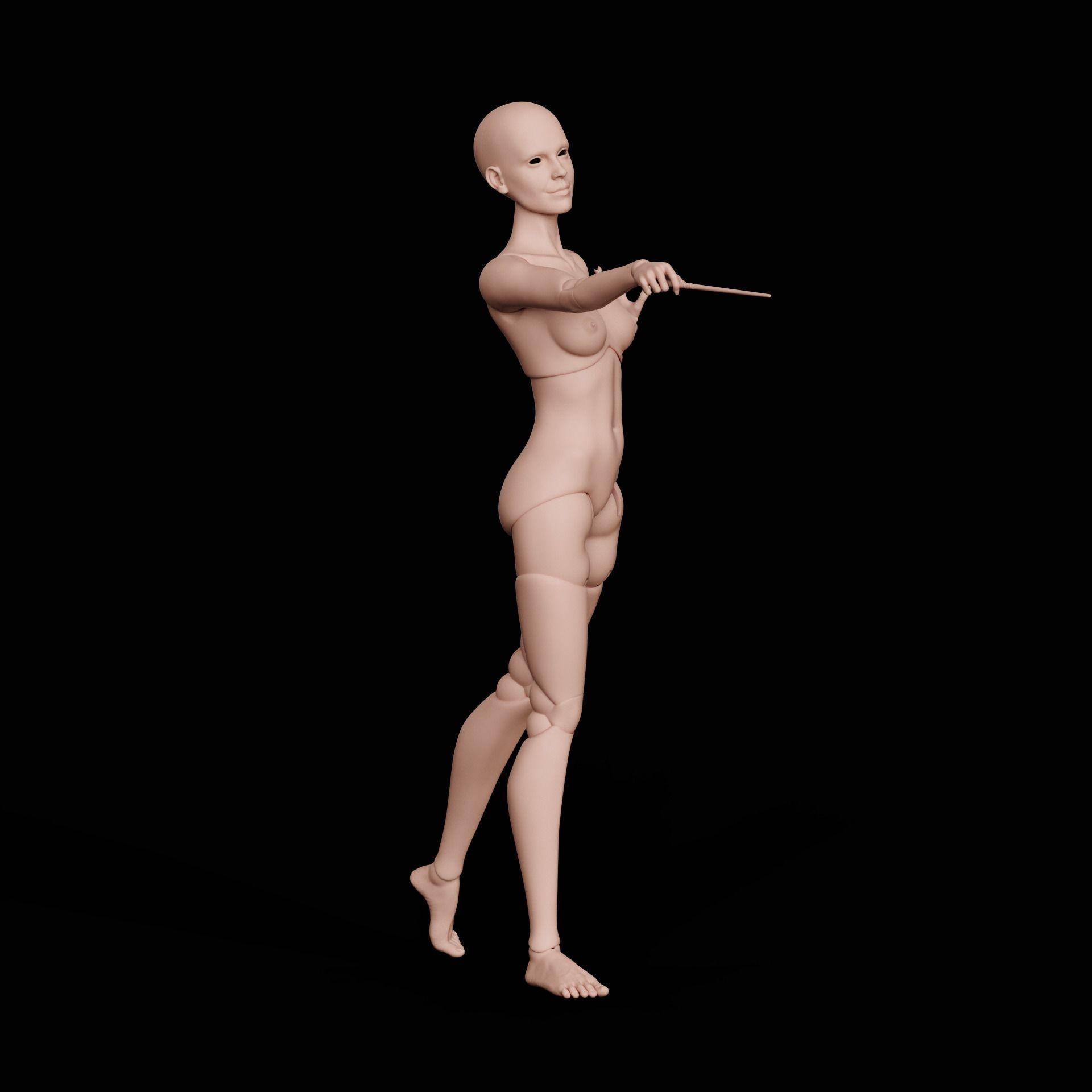 BJD doll Hermione Granger  3D print model_10