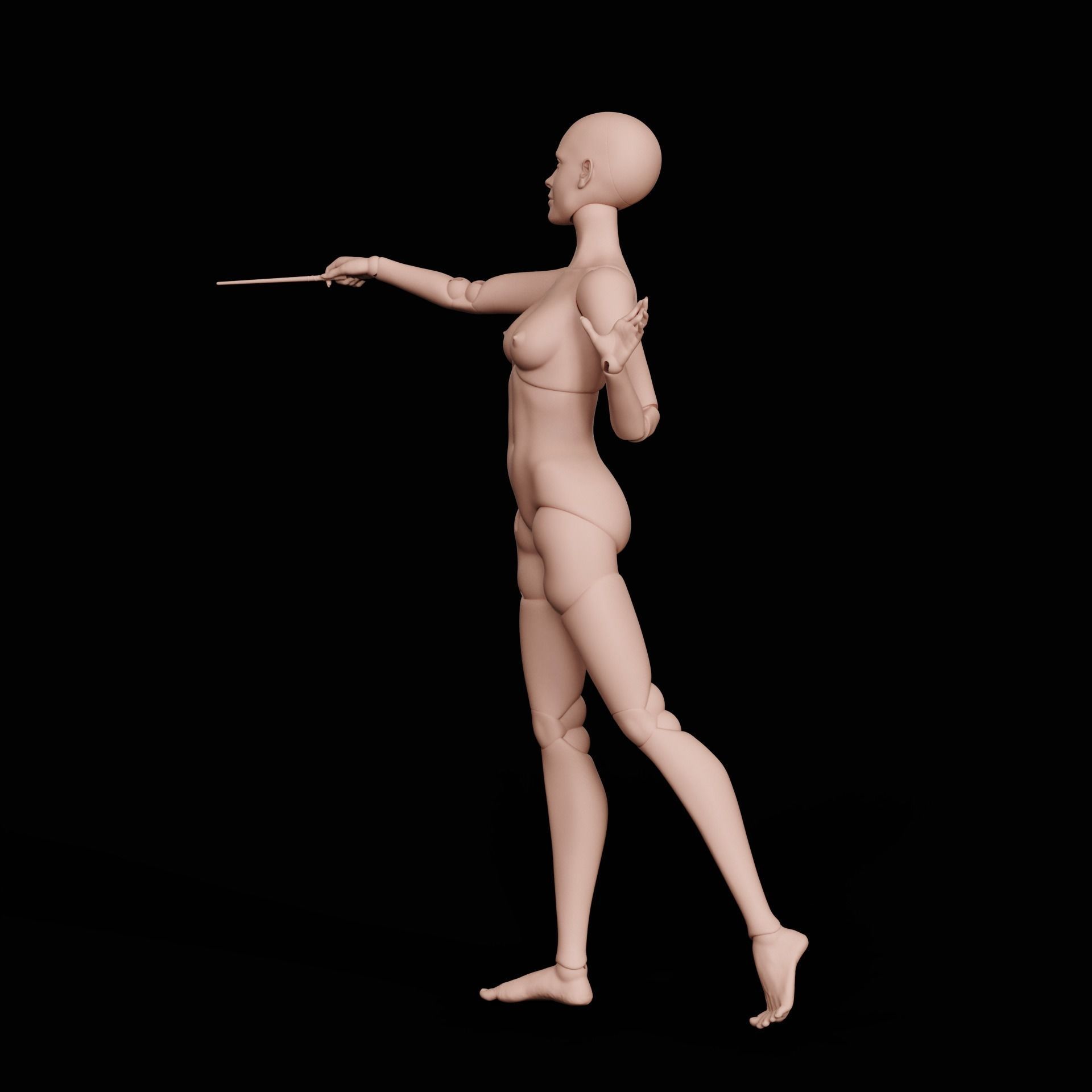 BJD doll Hermione Granger  3D print model_17