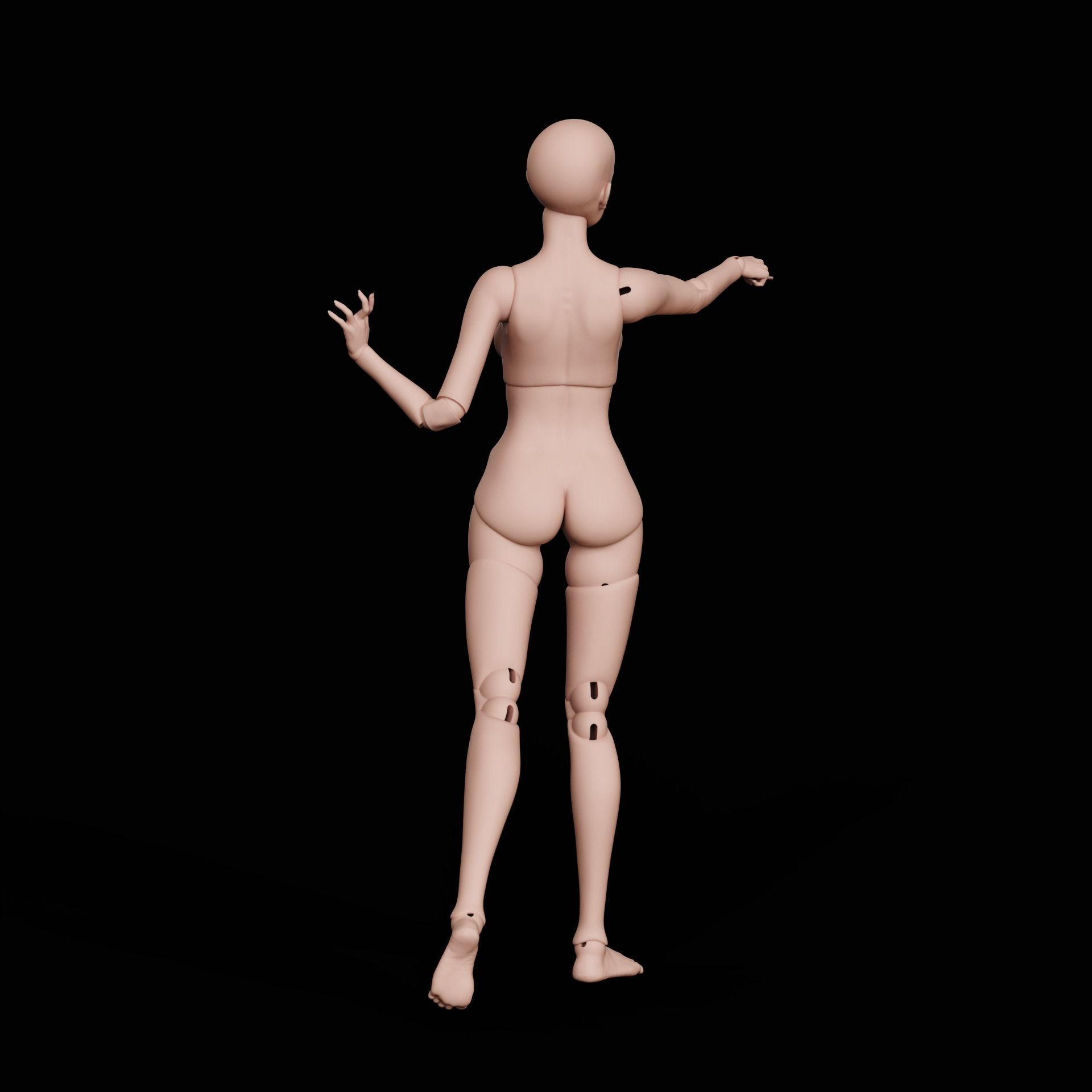 BJD doll Hermione Granger  3D print model_14