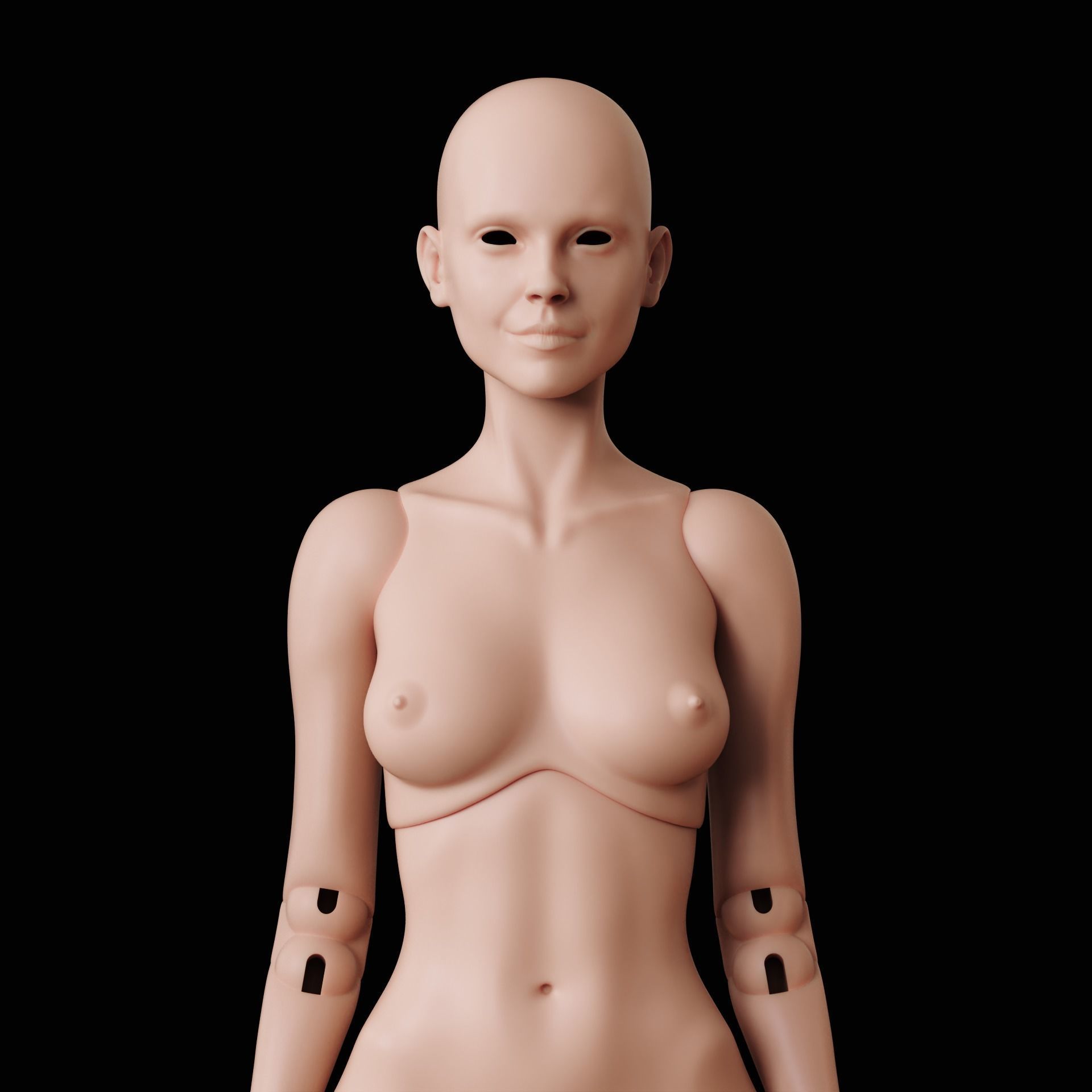 BJD doll Hermione Granger  3D print model_1