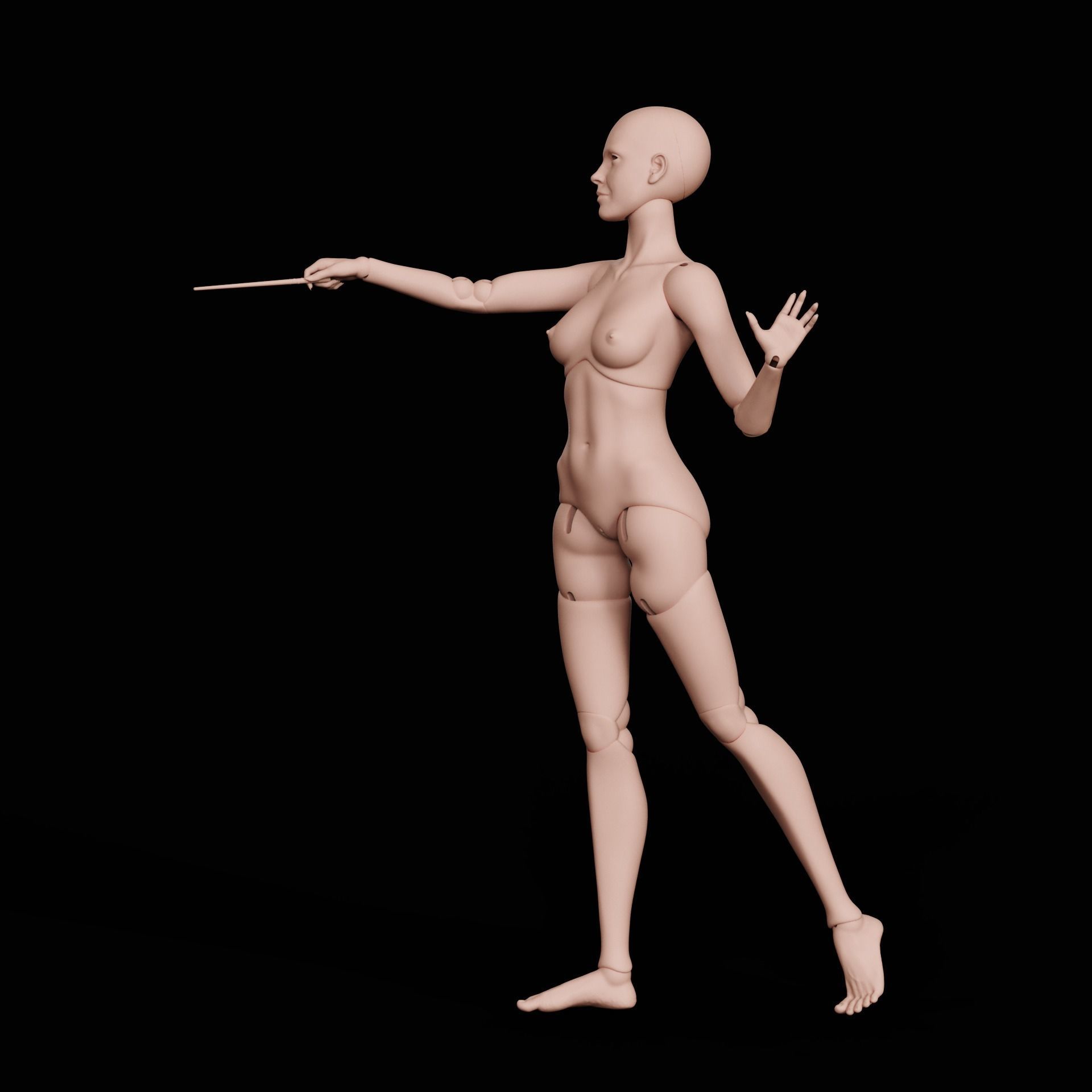 BJD doll Hermione Granger  3D print model_18