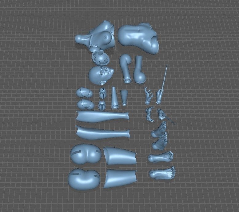 BJD doll Hermione Granger  3D print model_23