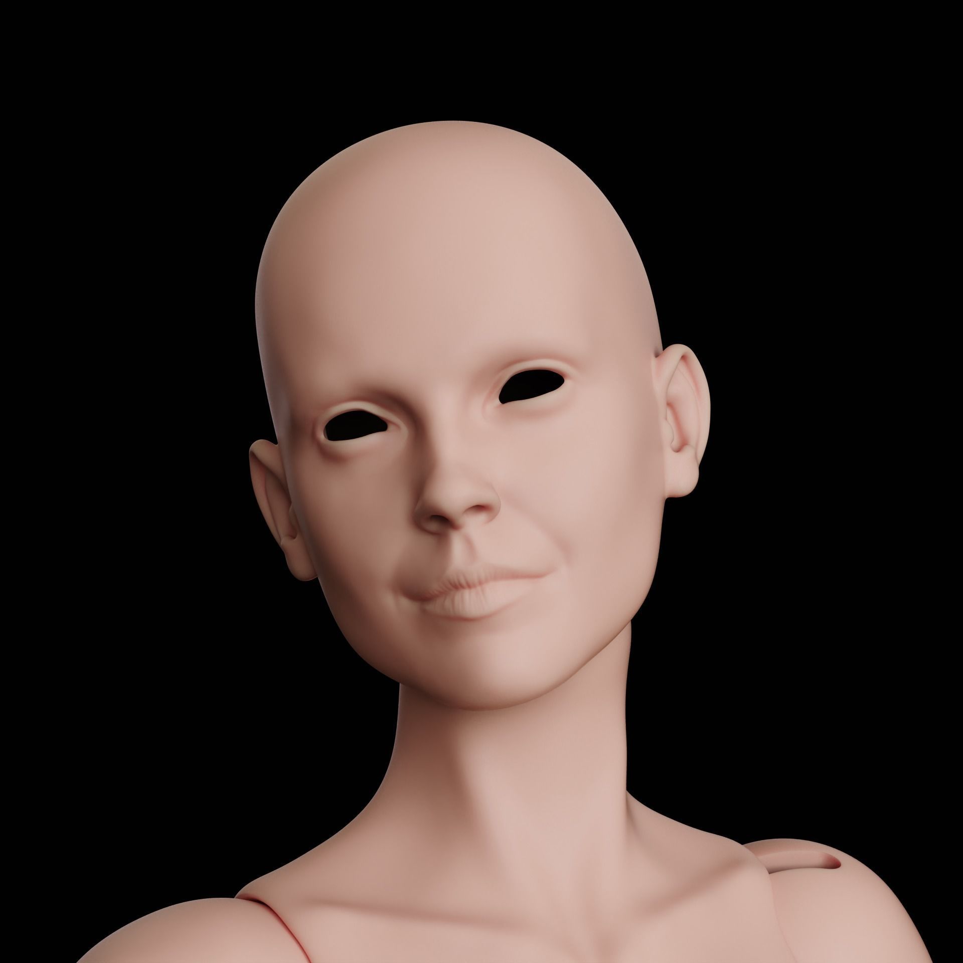 BJD doll Hermione Granger  3D print model_2