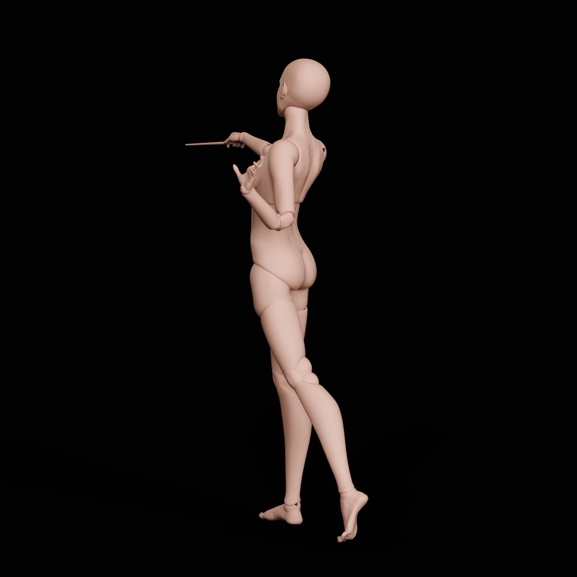 BJD doll Hermione Granger  3D print model_16