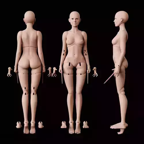 BJD doll Hermione Granger  3D print model